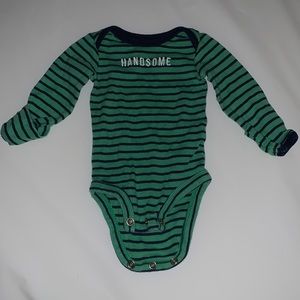 Carters newborn. Sleeves can hold over to protect hands